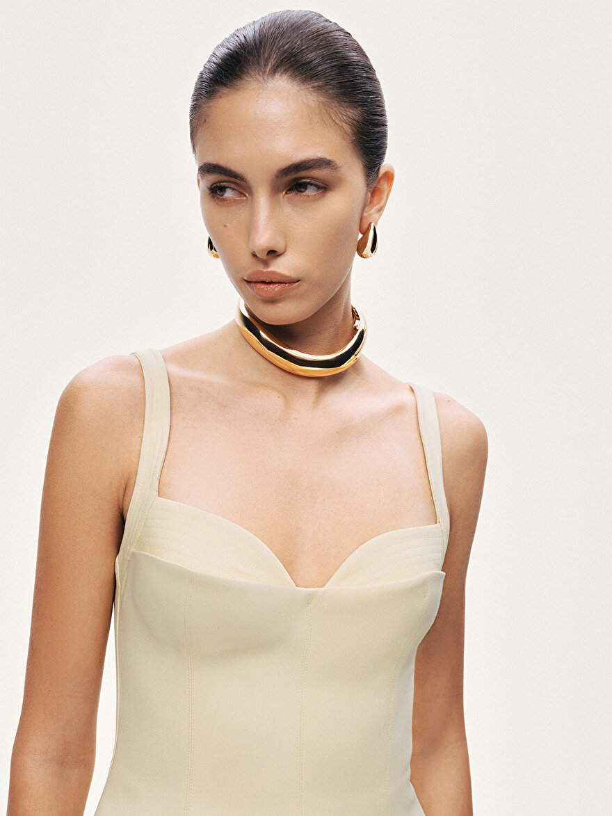 Nocturne Kalp Yaka Askılı Büstiyer