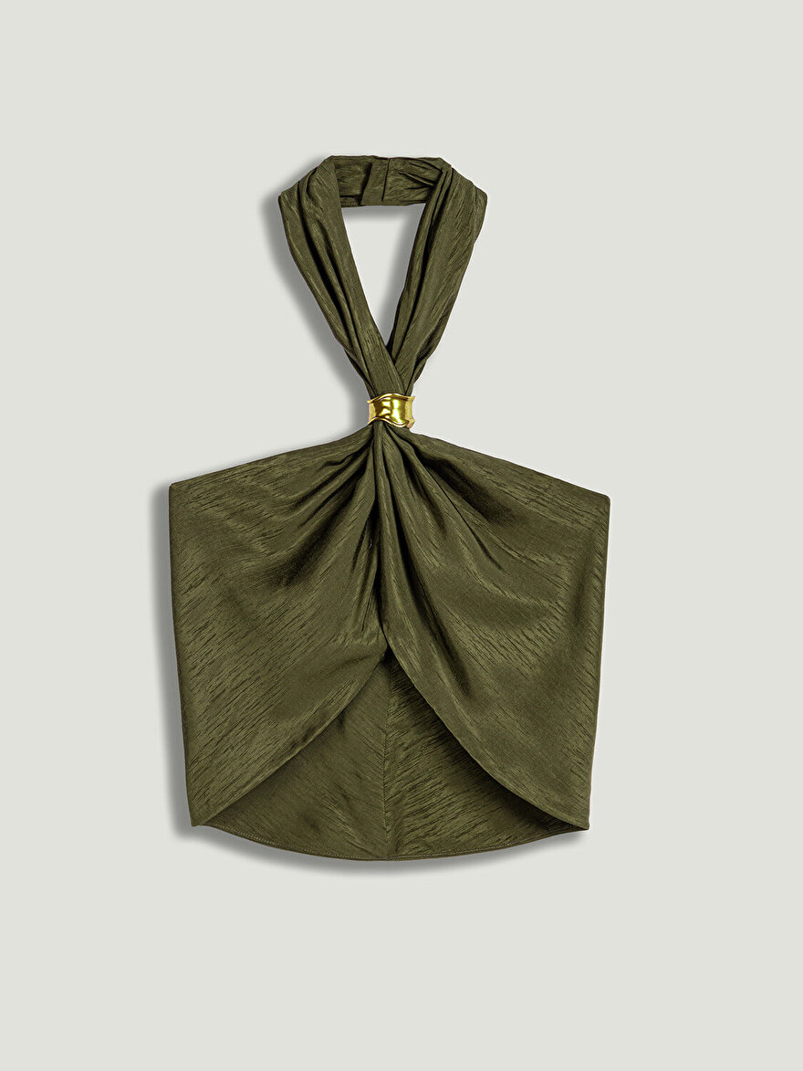 Nocturne Boyundan Bağlamalı Aksesuarlı Büstiyer