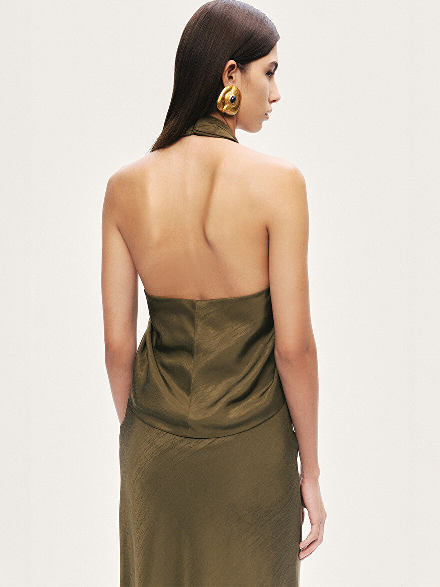 Nocturne Boyundan Bağlamalı Aksesuarlı Büstiyer