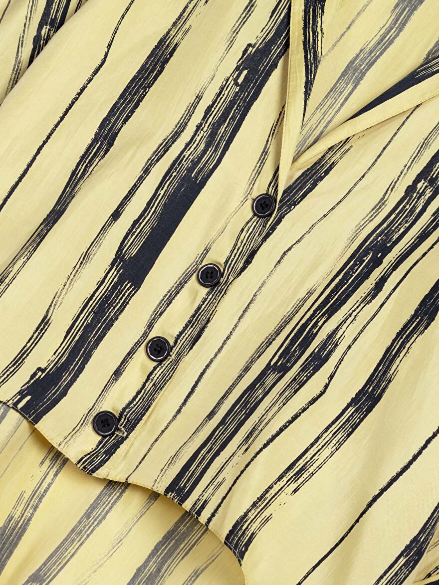 Nocturne Dökümlü Desenli Gömlek