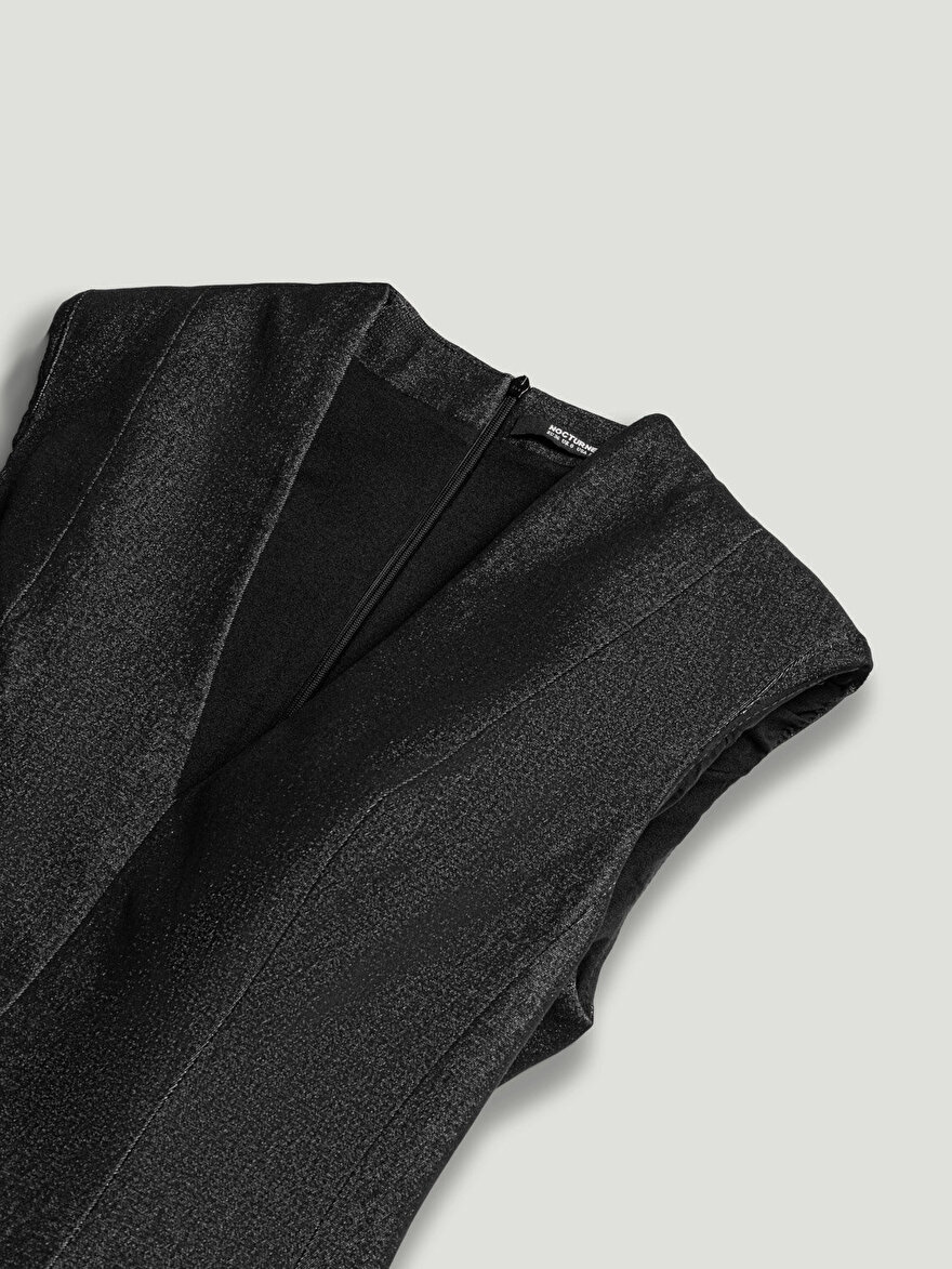 Nocturne Vatkalı Mini Elbise