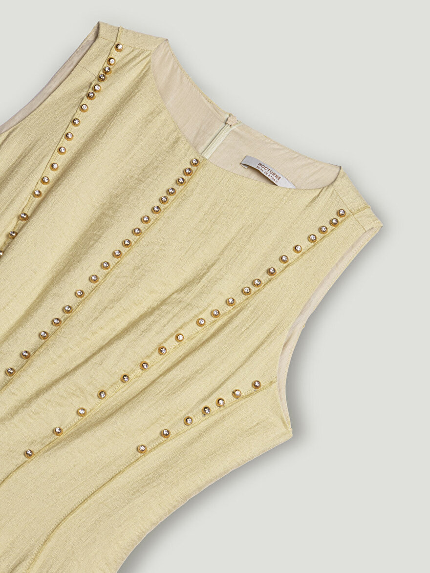 Nocturne Zımba Detaylı Midi Elbise