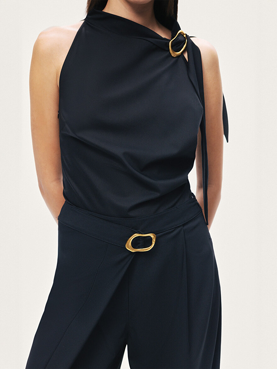 Nocturne Bel Aksesuar Detaylı Pantolon