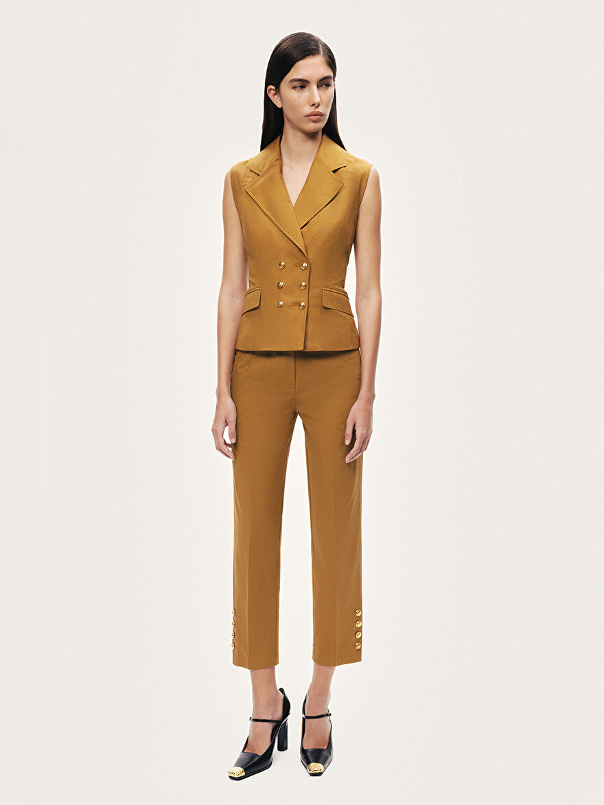 Nocturne Gold Aksesuarlı Pantolon