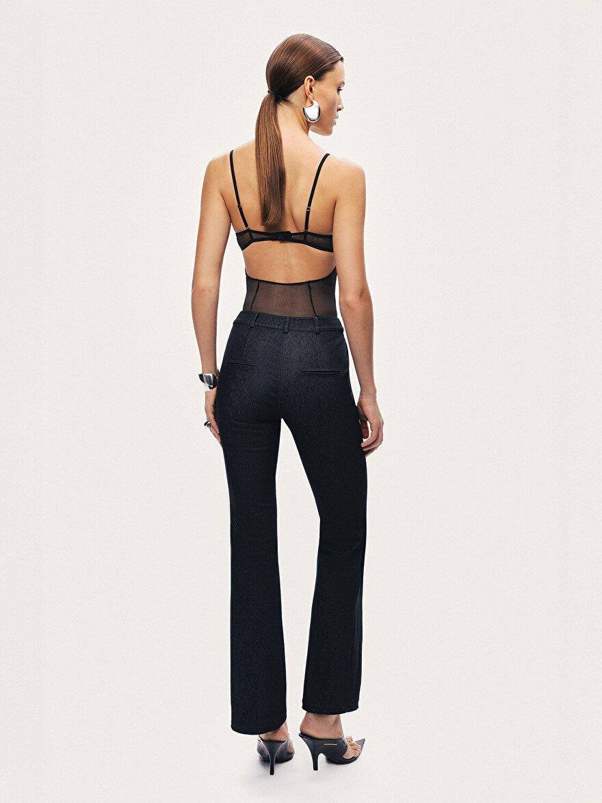 Nocturne Yüksek Bel Bootcut Pantolon