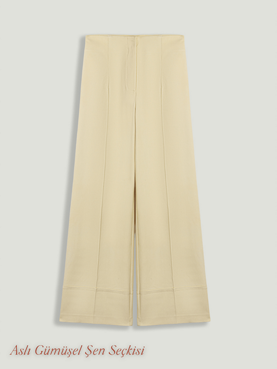 Nocturne Yüksek Bel Wide Leg Pantolon