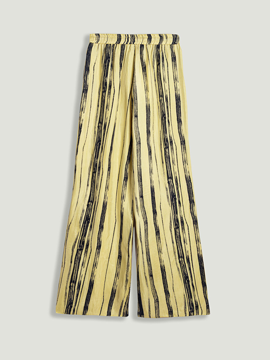 Nocturne Dökümlü Desenli Pantolon