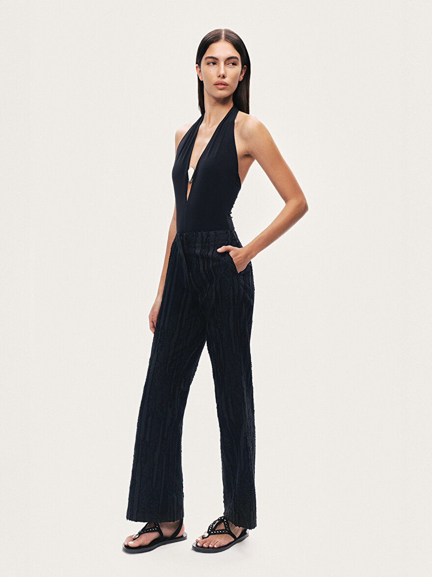 Nocturne Jakar Detaylı Pantolon