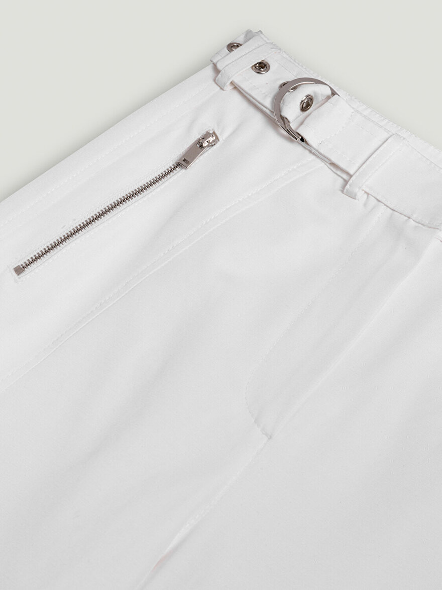 Nocturne Kemer Detaylı Yüksek Bel Pantolon