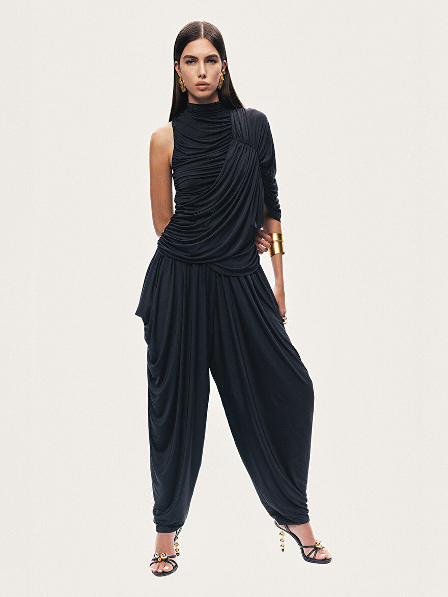 Nocturne Drapeli Şalvar Pantolon