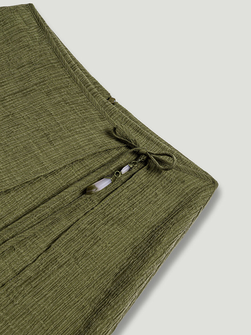 Nocturne Kruvaze Bağlamalı Mini Şort Etek