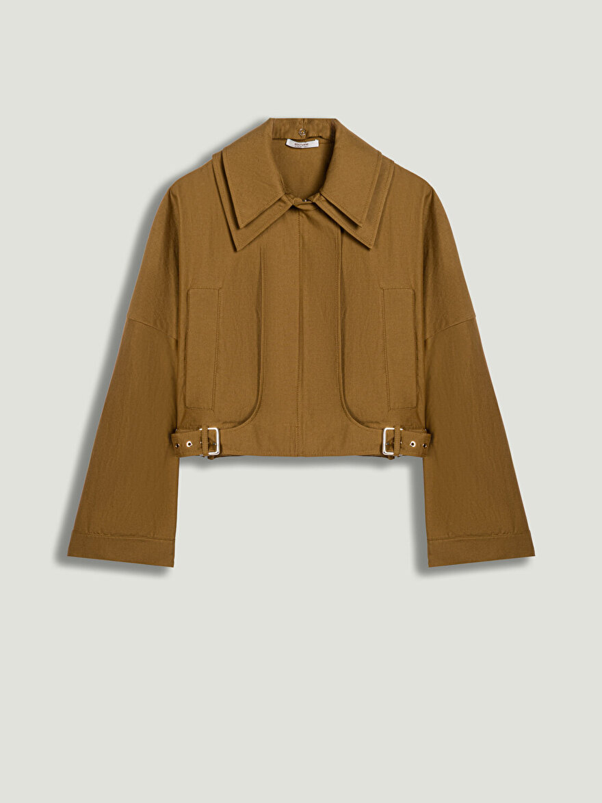 Nocturne Çift Yaka Detaylı Ceket