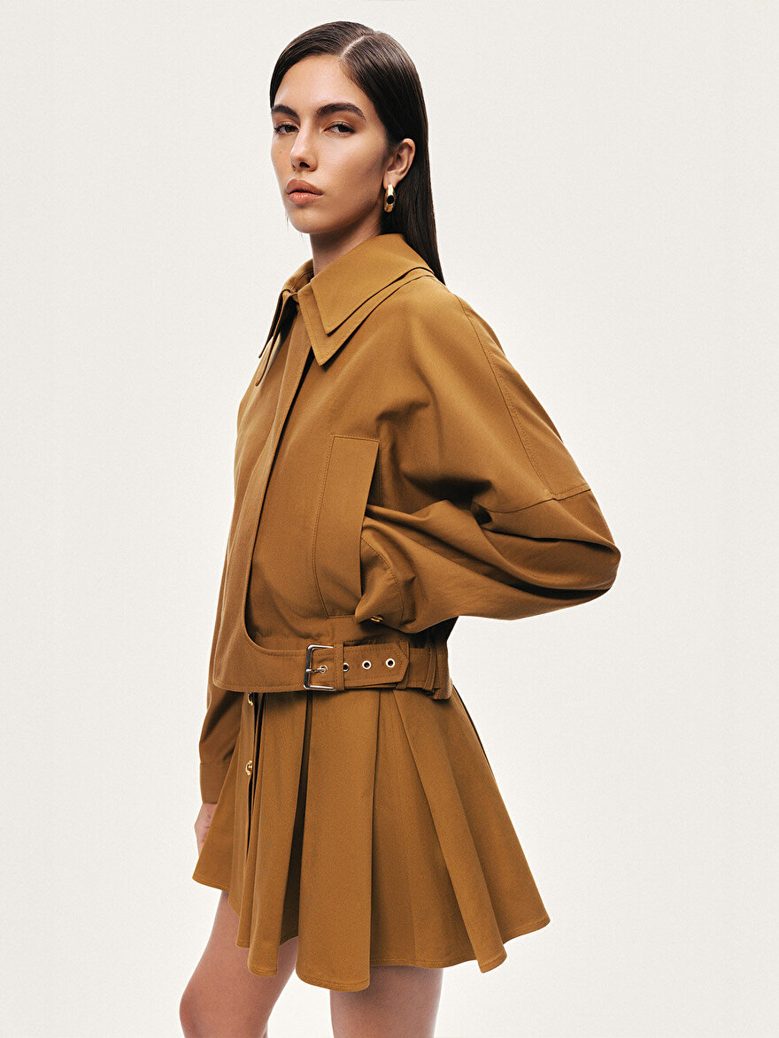 Nocturne Çift Yaka Detaylı Ceket