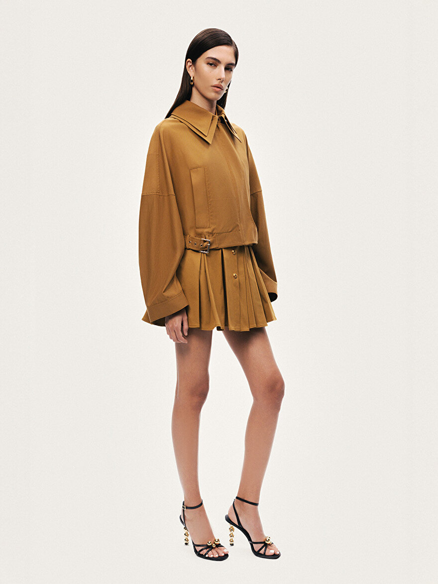 Nocturne Çift Yaka Detaylı Ceket