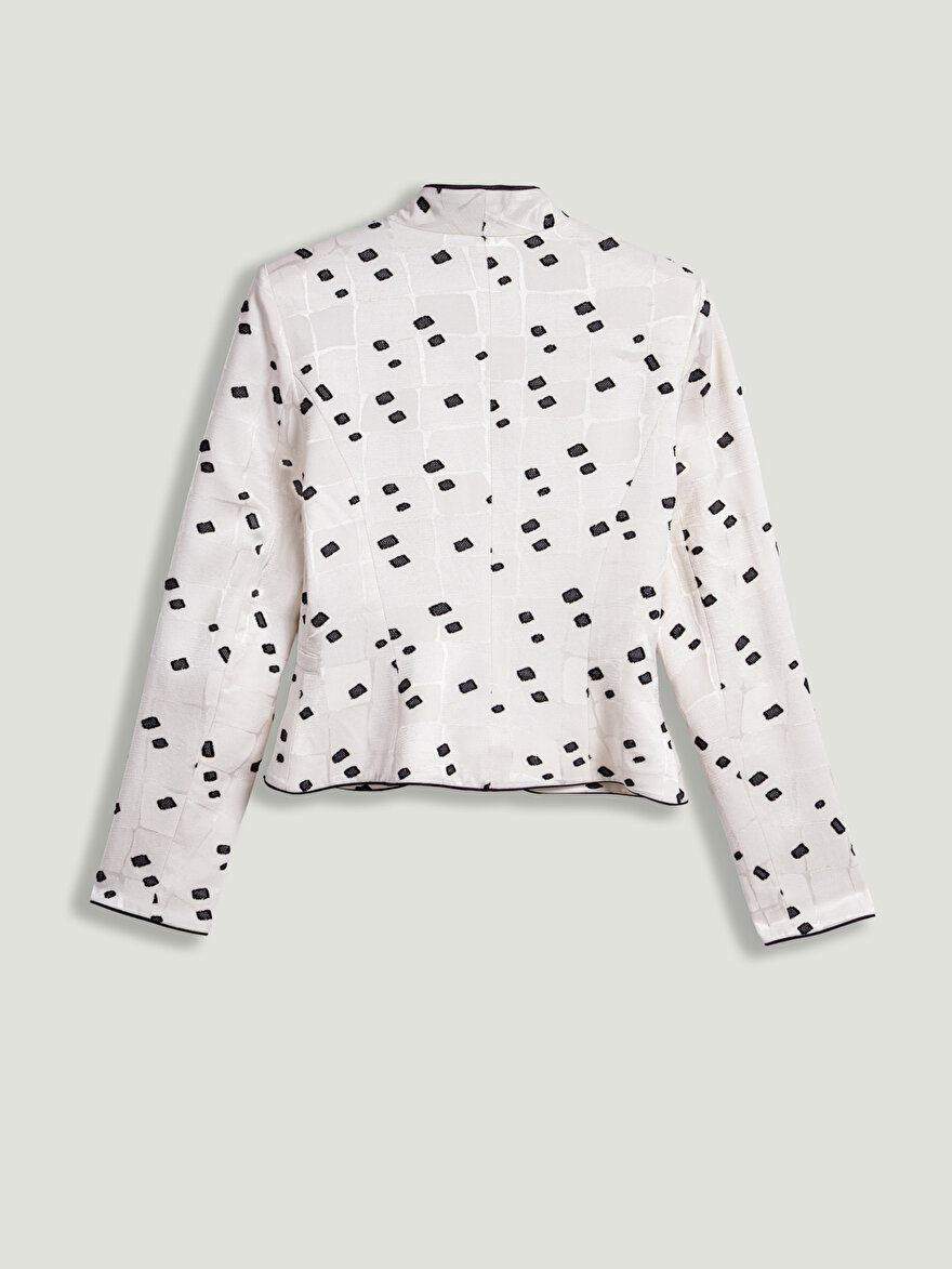 Nocturne Desenli Vatkalı Ceket
