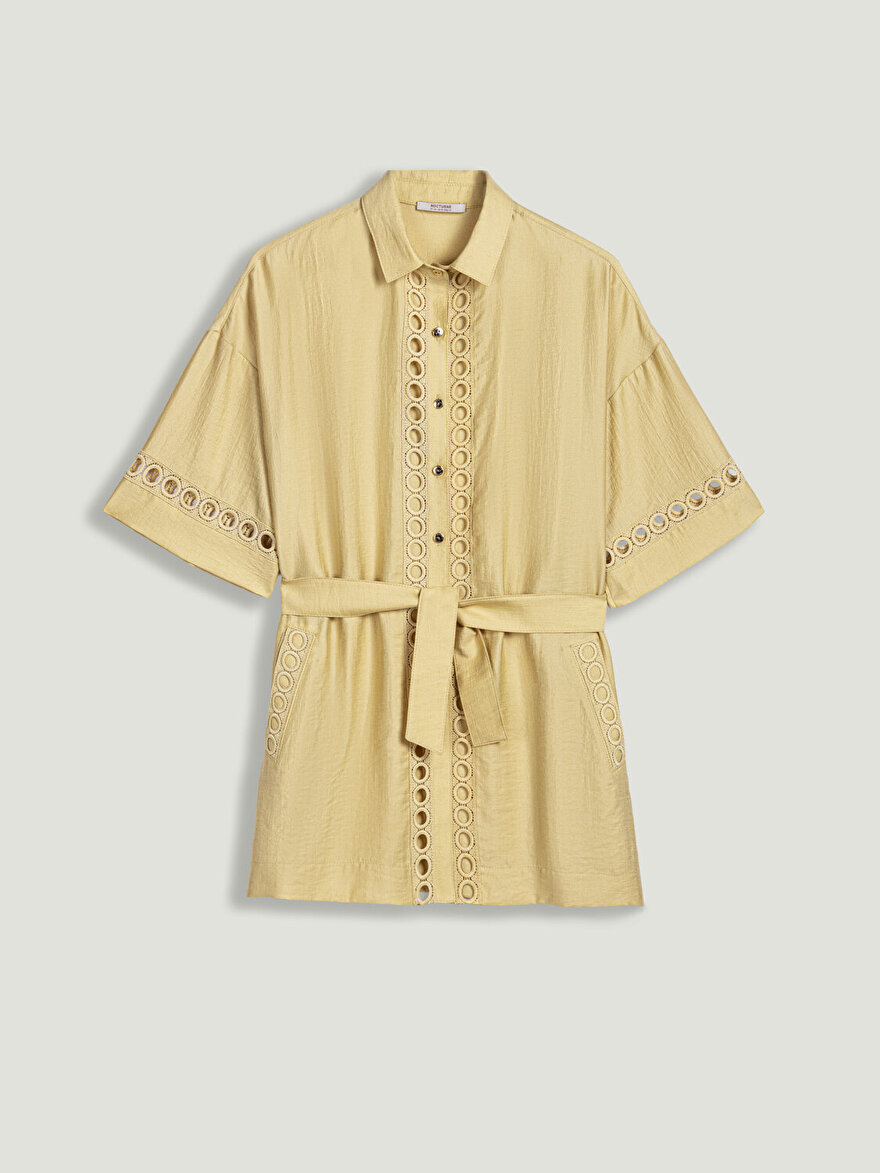 Nocturne Kuşak Bağlama Detaylı Ceket