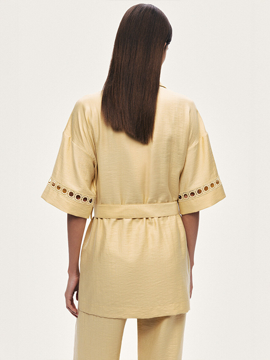 Nocturne Kuşak Bağlama Detaylı Ceket