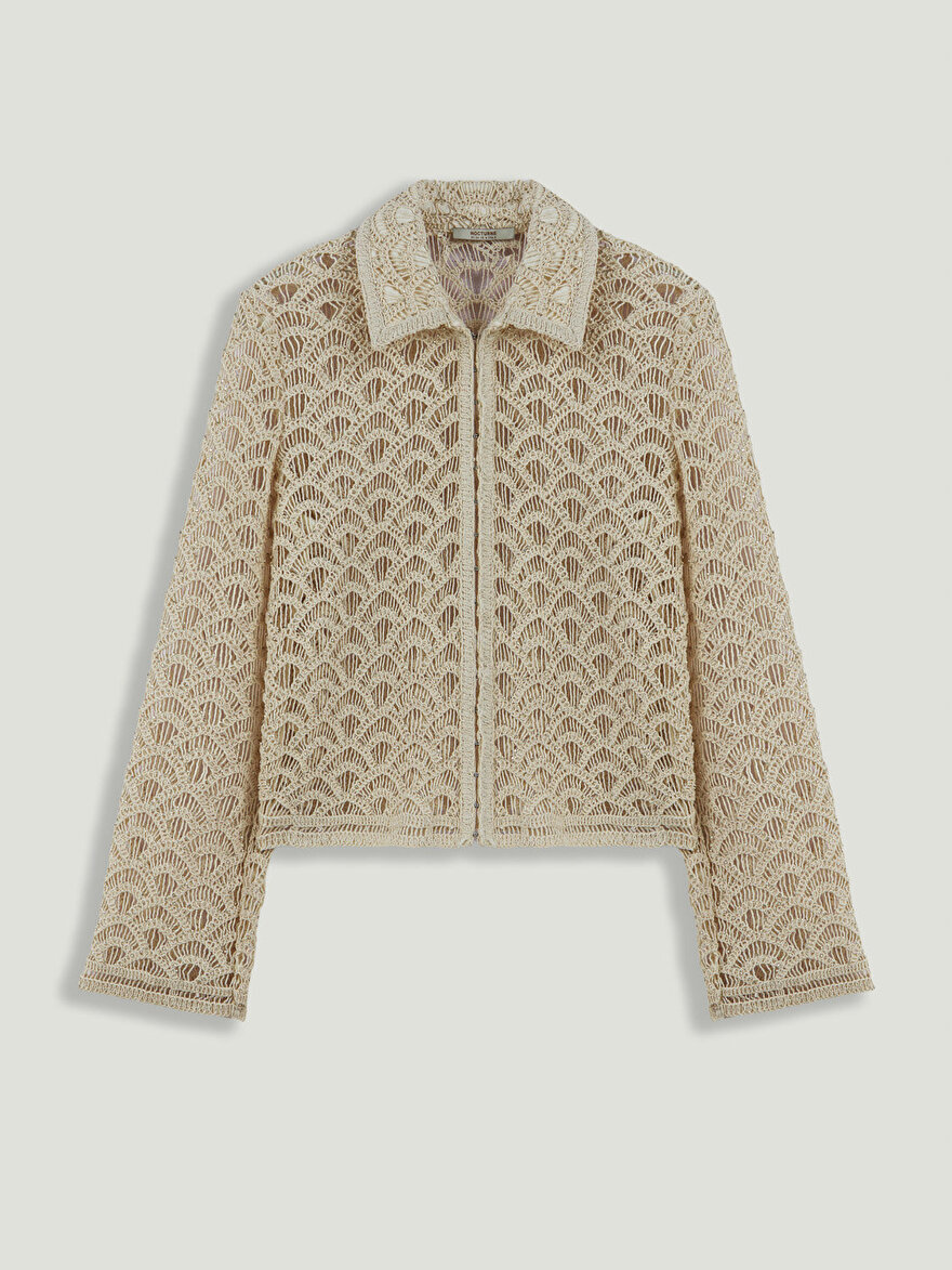 Nocturne Boncuk Detaylı Brode Ceket