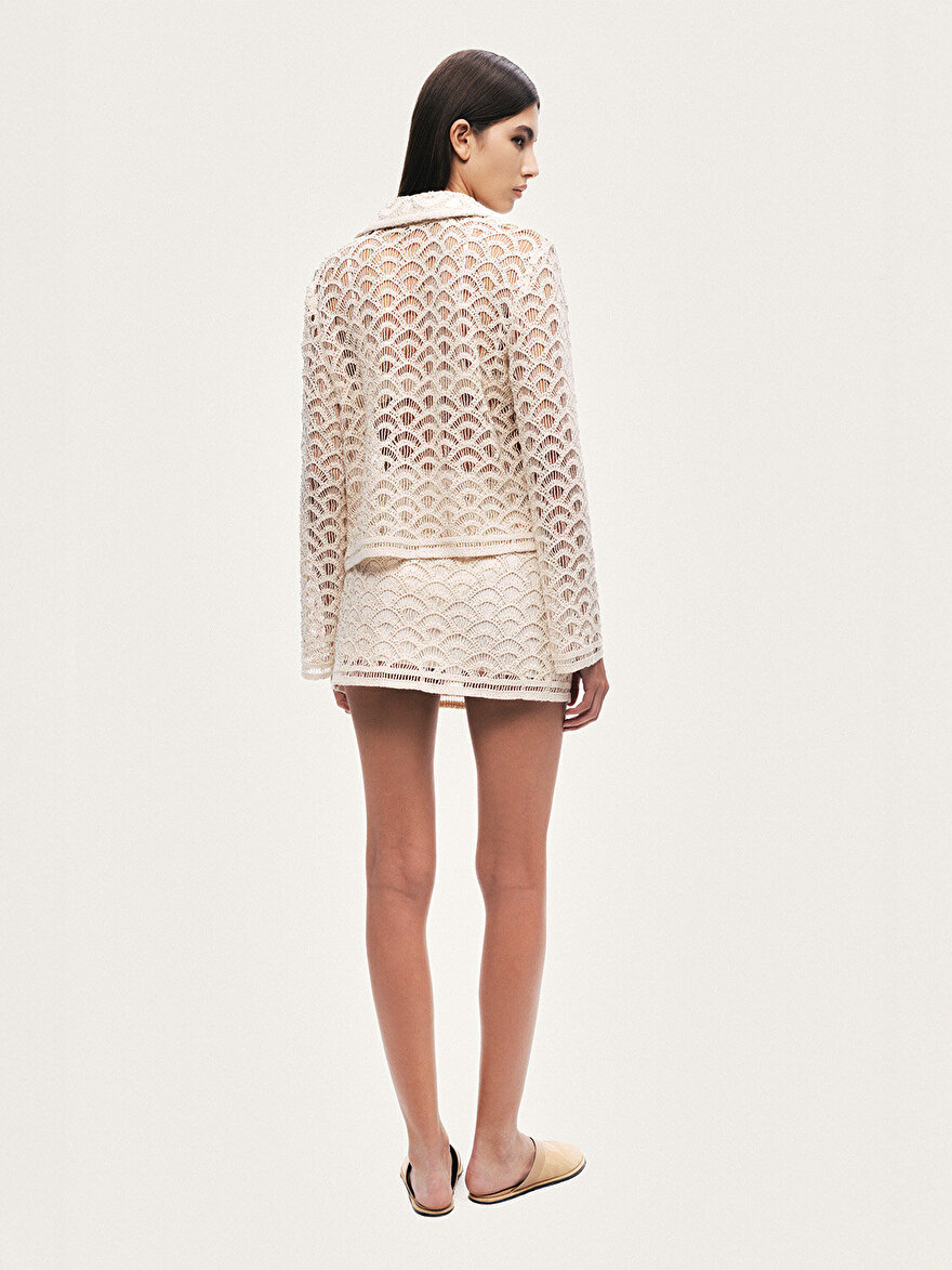 Nocturne Boncuk Detaylı Brode Ceket