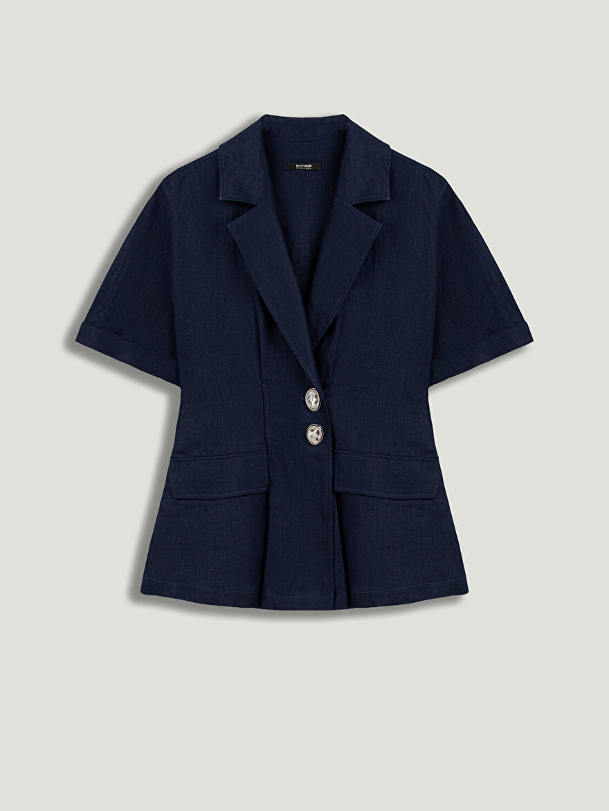Nocturne Yarım Kollu Blazer Ceket