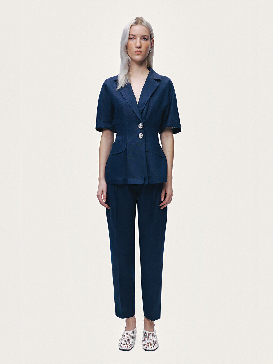 Nocturne Yarım Kollu Blazer Ceket