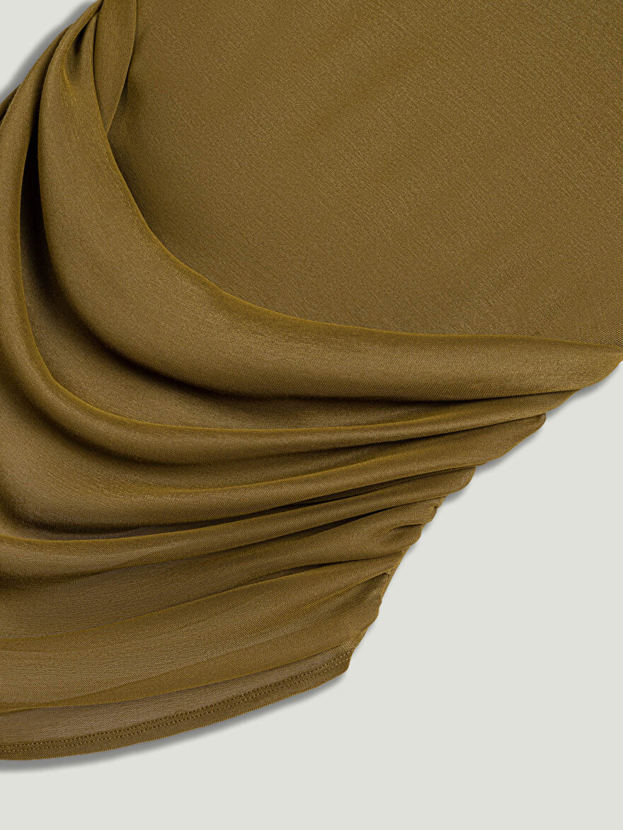 Nocturne Dökümlü Drape Detaylı Bluz