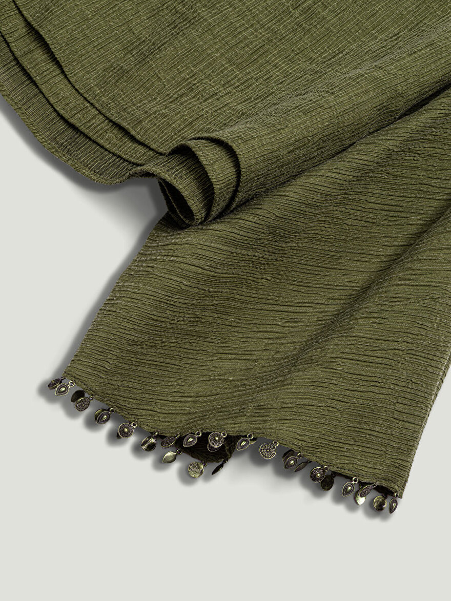 Nocturne Aksesuar Detaylı Kayık Yaka Bluz