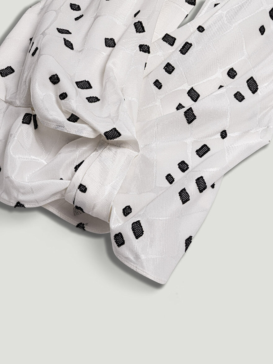 Nocturne Halter Yaka Desenli Bluz