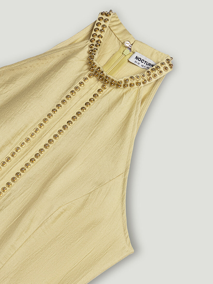 Nocturne Zımba Detaylı Yırtmaçlı Bluz