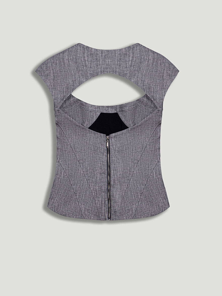 Nocturne Pencere Detaylı Bluz