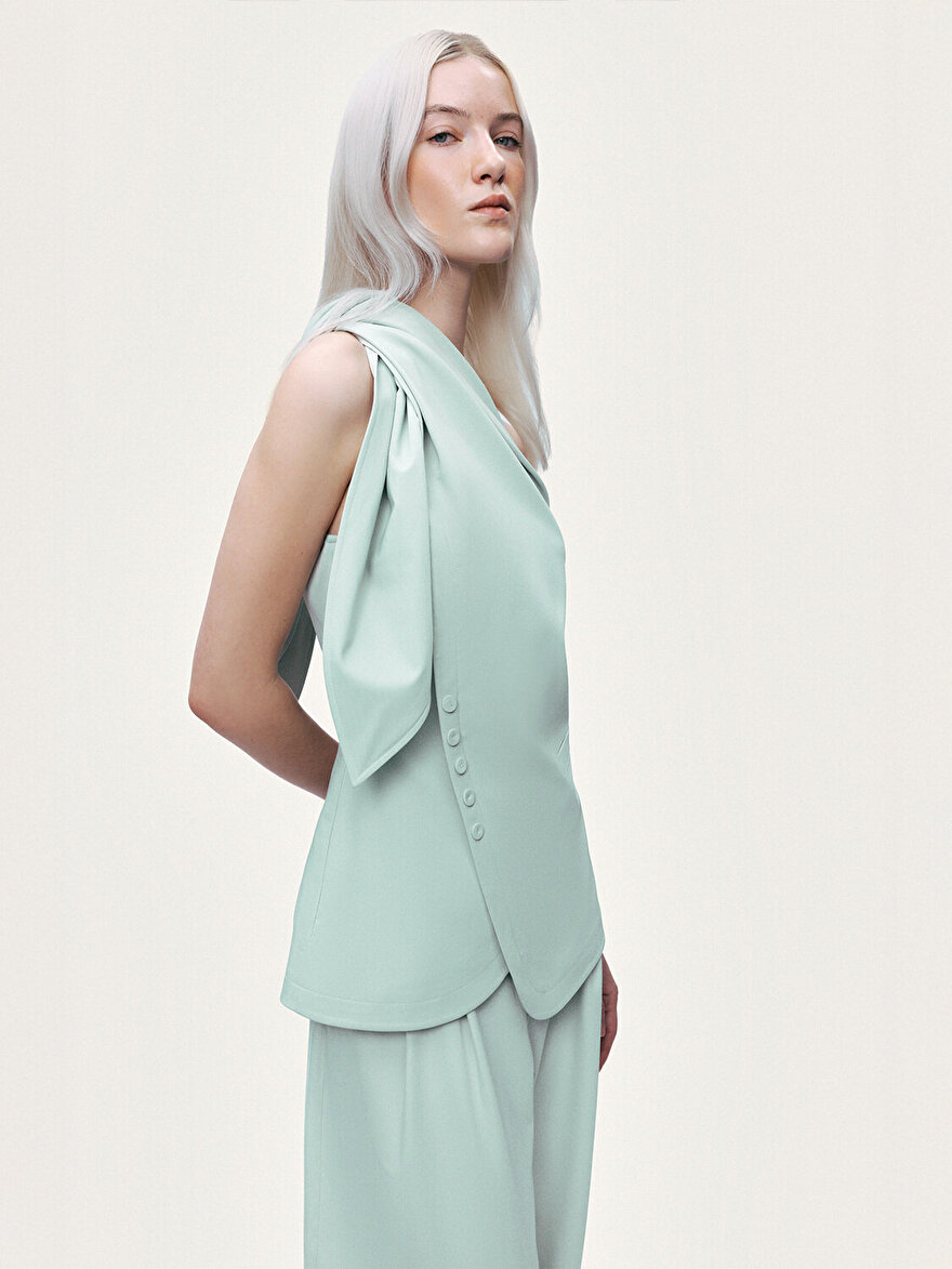 Nocturne Omuz Bağlama Detaylı Bluz