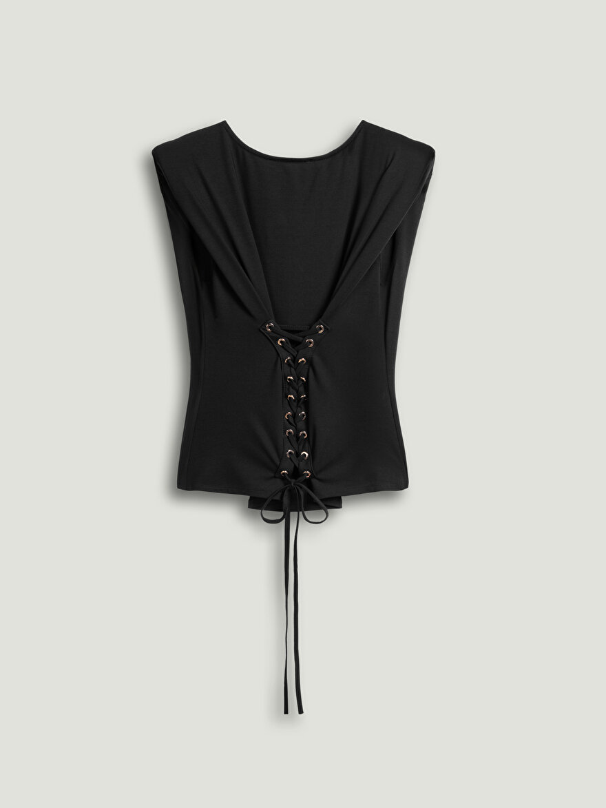 Nocturne Kopça Bağlama Detaylı Bluz