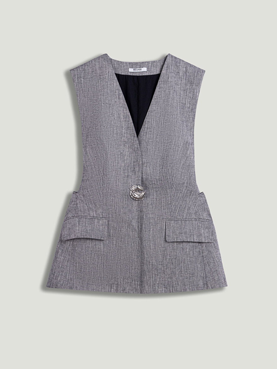 Nocturne Aksesuar Detaylı Yelek