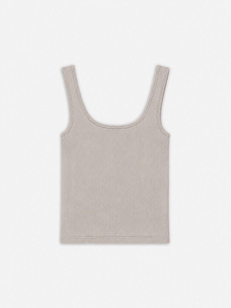 Nocturne Bisiklet Yaka Crop Top