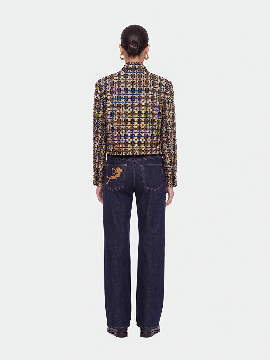 Nocturne Kemerli Jean Pantolon