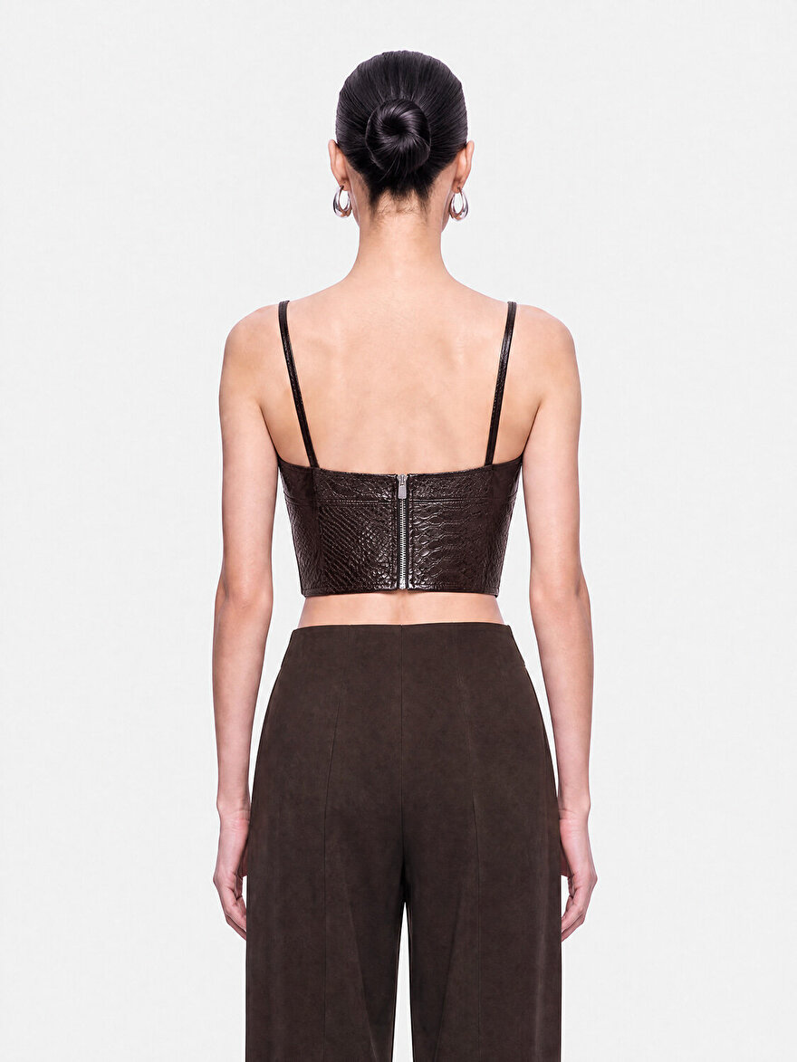 Nocturne İp Askılı Crop Top
