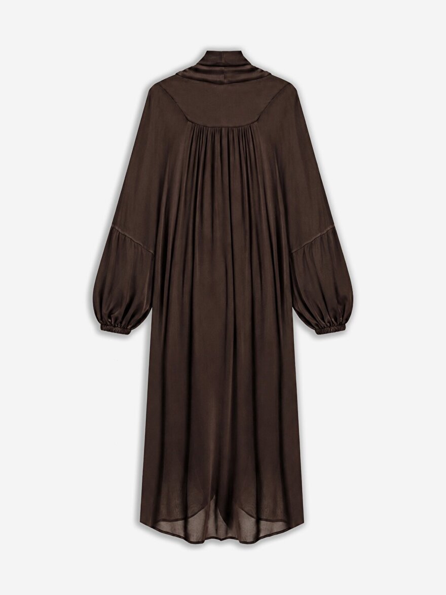 Nocturne Kruvaze Yaka Maxi Elbise