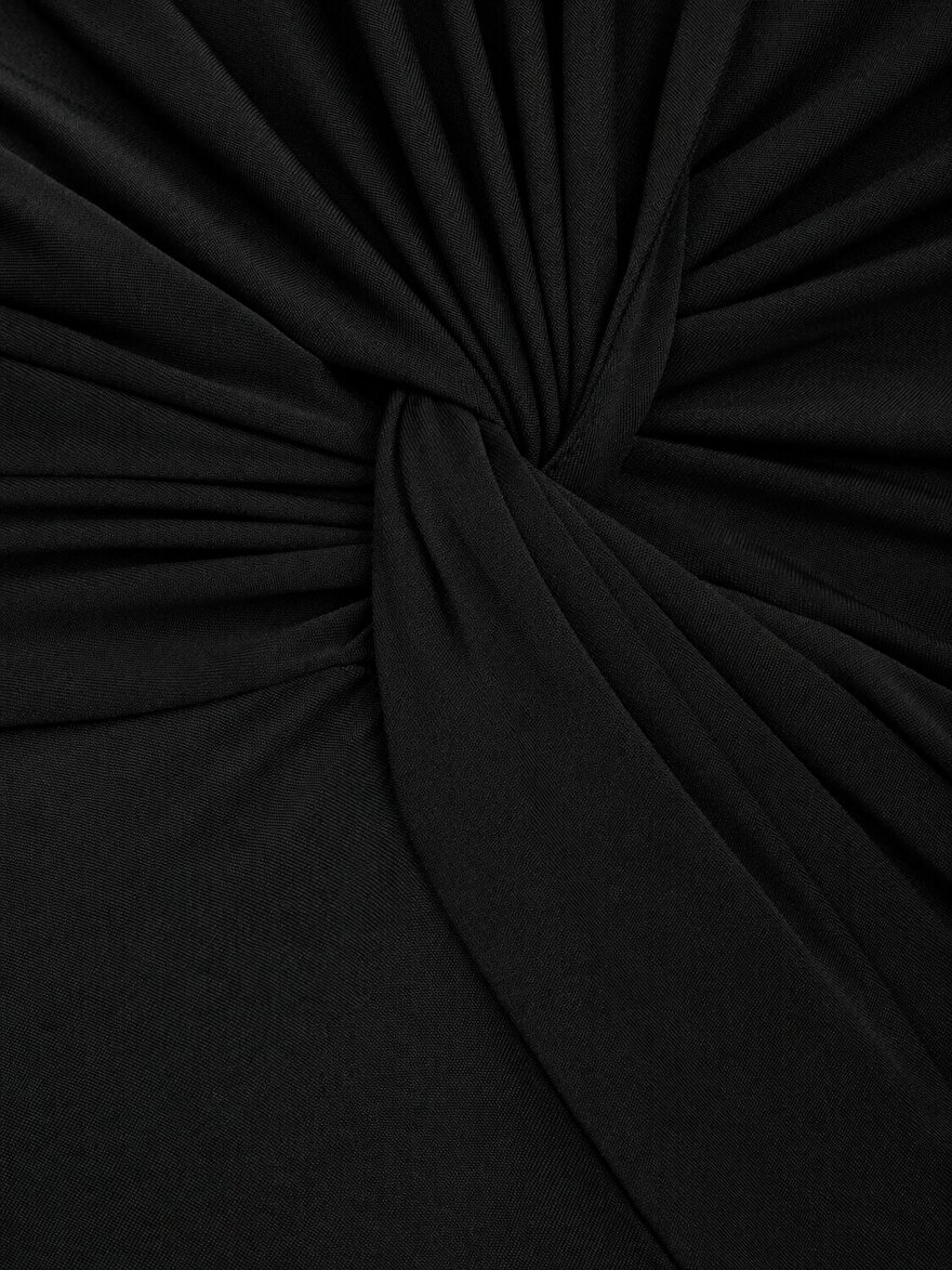 Nocturne Drapeli Maxi Elbise