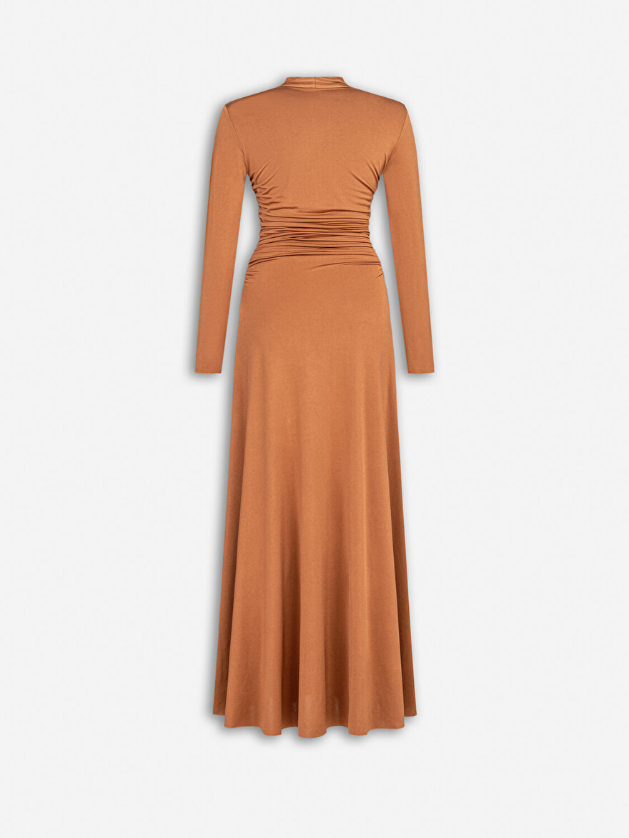 Nocturne Drapeli Maxi Elbise