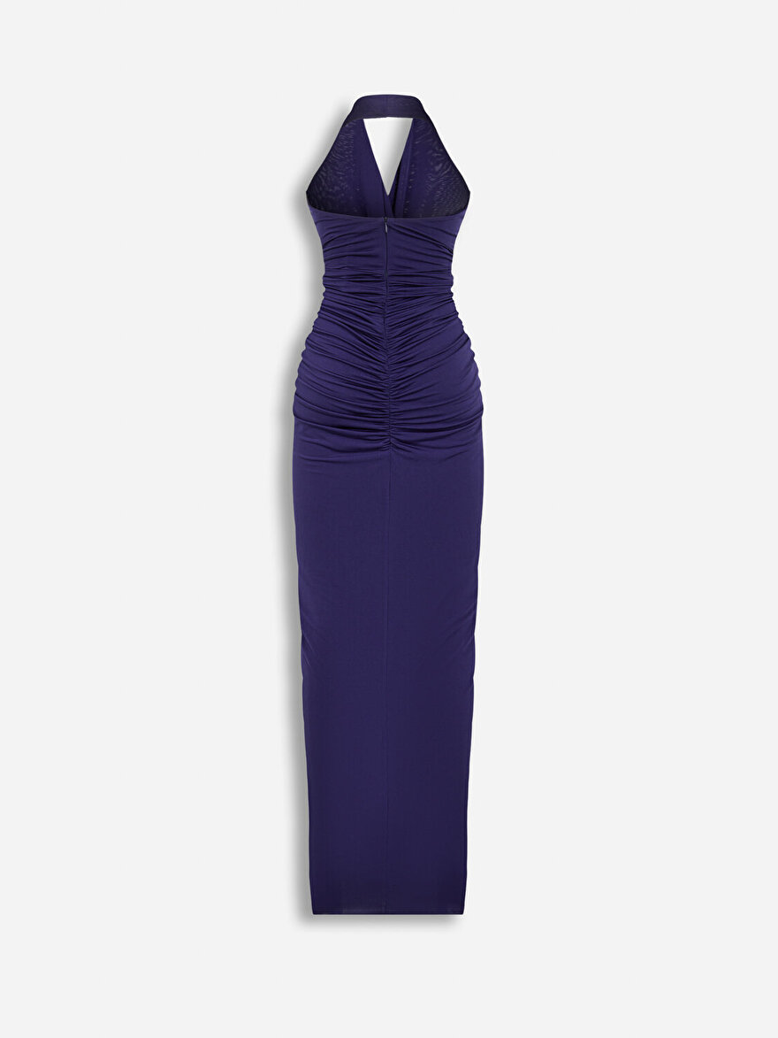 Nocturne Halter Yaka Maxi Elbise