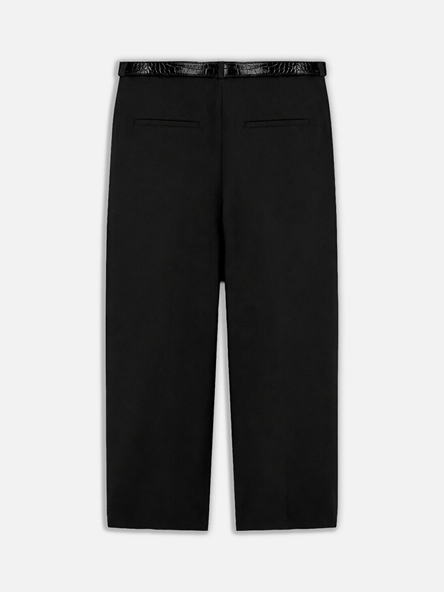 Nocturne Asimetrik Pile Detaylı Pantolon